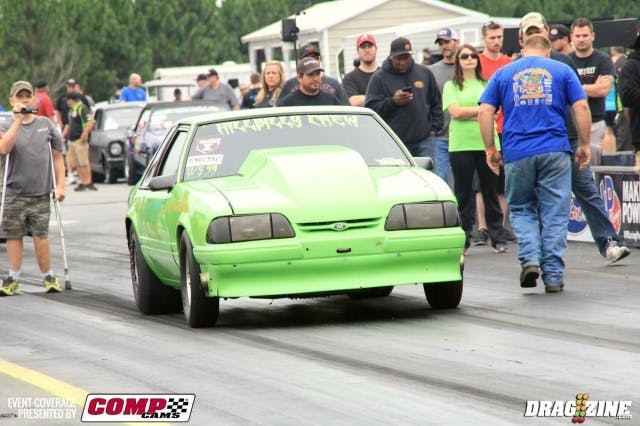 Thomas Cox from Spring, Texas qualified number three and matched up with Mark Buchanan from Taylors, SC. Both drivers were off pace with Cox getting the win with a 6.10 at 133.