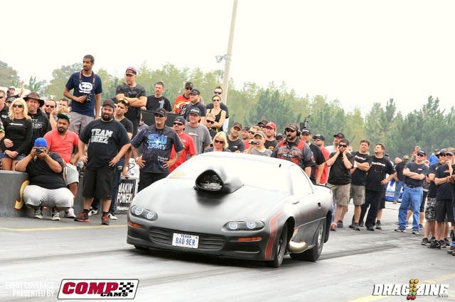 Kyle Hutell and Jermaine Boddie met up in a Texas vs California matchup which went badly for Boddie after a -.019 red light. Hutell went on to a 4.30 clicking it early to just 169 MPH.