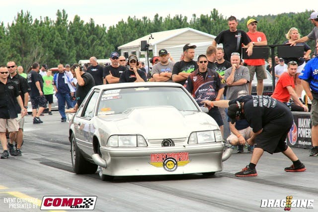 In X275 Turbo Todd Moyer had Chris Shortridge in round two who went red by .008. Moyer scored a 4.64 at 154 and the right to play on in round three.