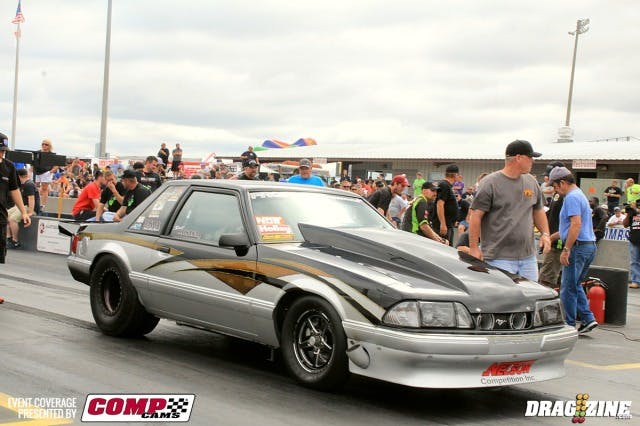 Scott Husted qualified eighth in Outlaw Drag Radial and ran consistent 4.30's with a best of 4.34 at 178 in a round three win over Barry Mitchell's 4.36 at 173. He faced off with Brad Bonnette in the semis recording a 4.37, earning the win after Bonnette's -.001 red light.