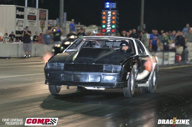 The class made it to the semis before running up against the midnight curfew with Wright getting around Ditto with a 4.94 at 142 who fell off pace to a 5.18 after earning lane choice in round three with a 4.62 at 152 over Alan Gaulden. Pirez had the earned single running a 6.67 at 101 with Wright and Pirez splitting the win.