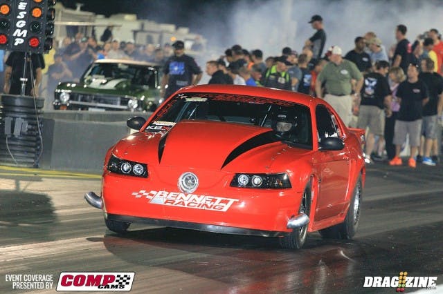 Polazzolo ran a 4.695 against Kenny Hubbard's orange Nova taking the win over Hubbard's 4.820 to set up the final where Polazzolo put up a 4.68 at 156 taking the class with over Steve Wardlaw.