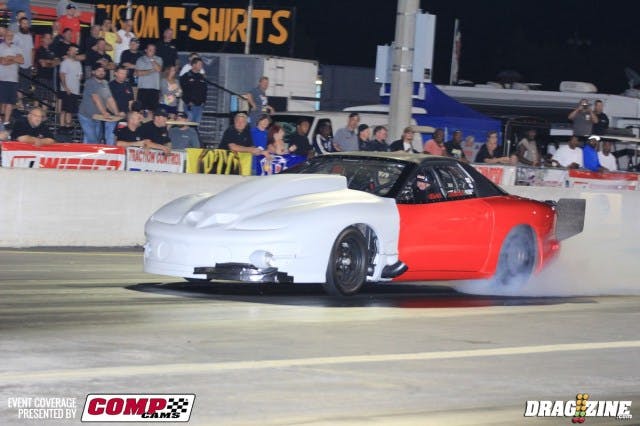 Chris Daniel laid down a nice pass to earn top MPH for the round with a 4.17 at 197 MPH. Whatever they are doing is working well so far after only a handfull of passes on the new combo.