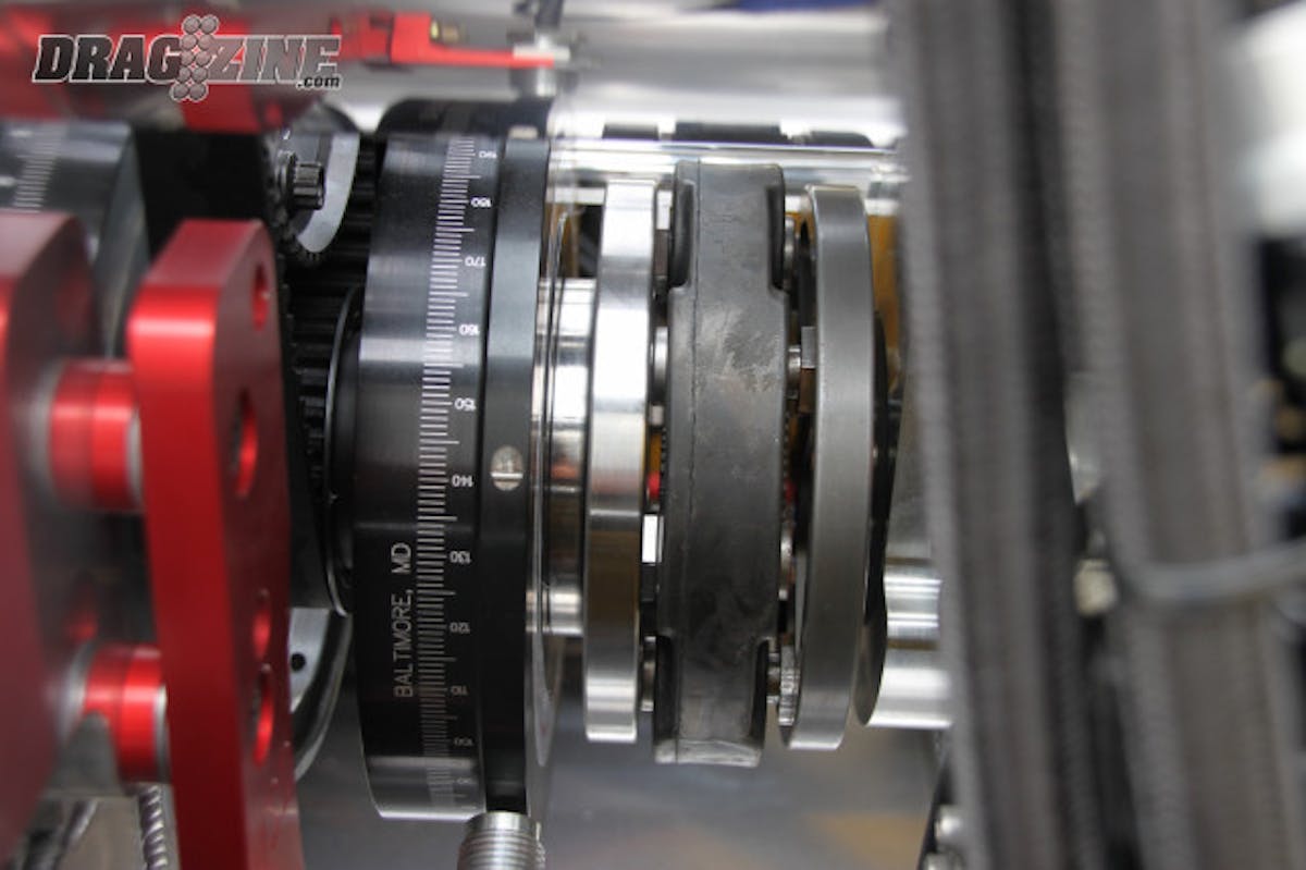 The RaceDrive utilizes a pair of couplers -- one on the face of the balancer and the other on the RaceDrive spindle, that are mated by a hard rubber coupler in the middle to transfer the torque from the crankshaft into the gear drive. More than 40 internal gear set options are then available from ProCharger to spin the blower at your desired RPM range.