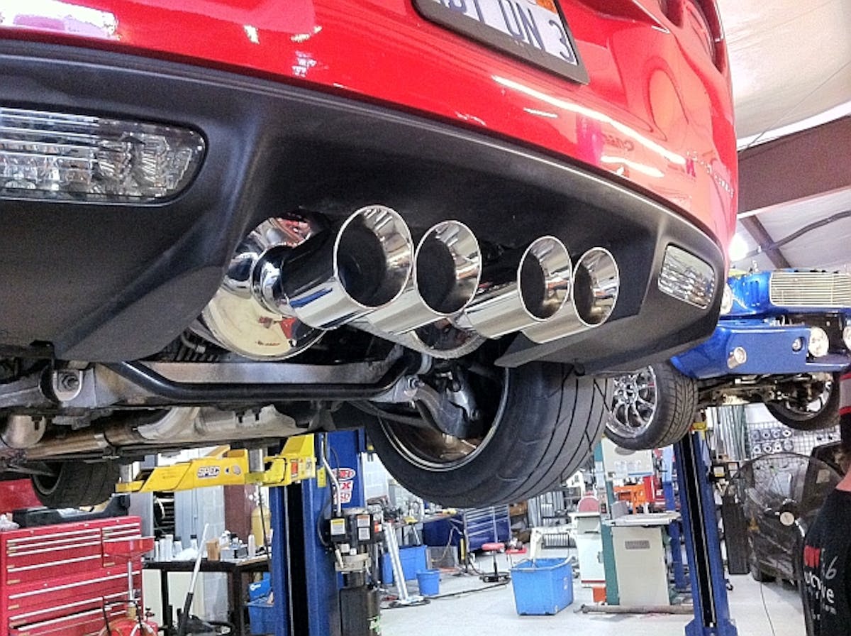 Owning a high horsepower car usually means seeing your car on a lift more often.