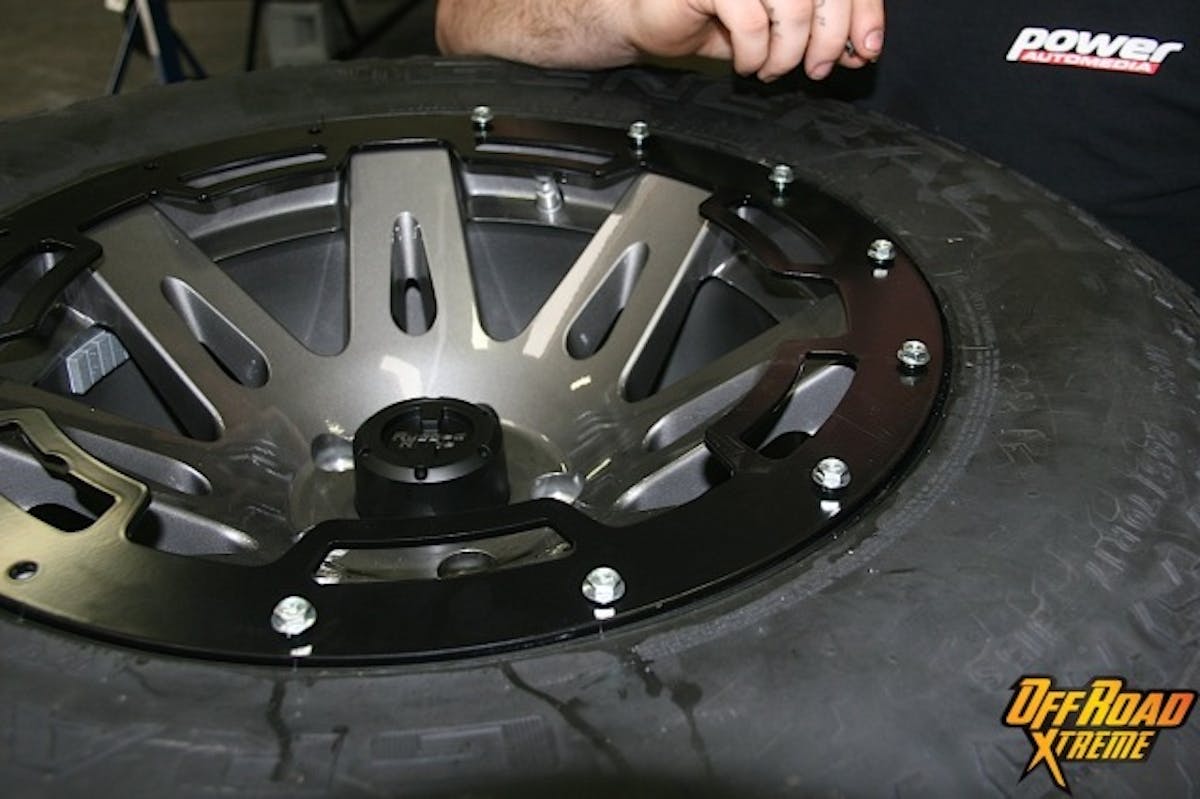 For added defense, the XHD wheel comes with bolt-on rim guards to deflect rocks and other debris.