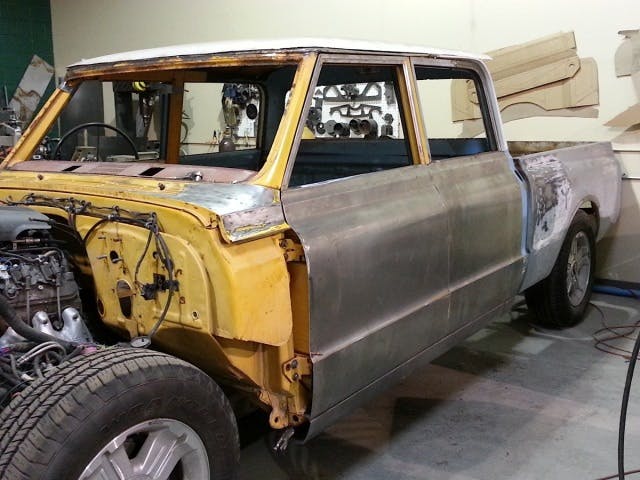 In it's current state, waiting for paint. 