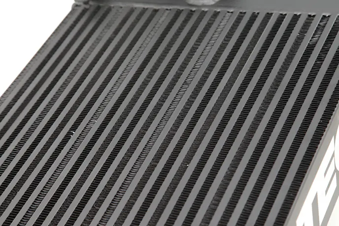 Our new cooler uses a fat 3.5-inch-thick core to maximize the cooling area while offering a low pressure drop.