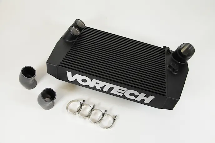 Our new Vortech Charge Air Cooler is a pre-production piece devised to determine the viability of the product, and whether it would perform as expected in a real-world application.