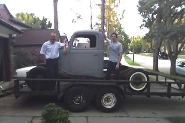 Father and son picked up the Ford in early 2014.