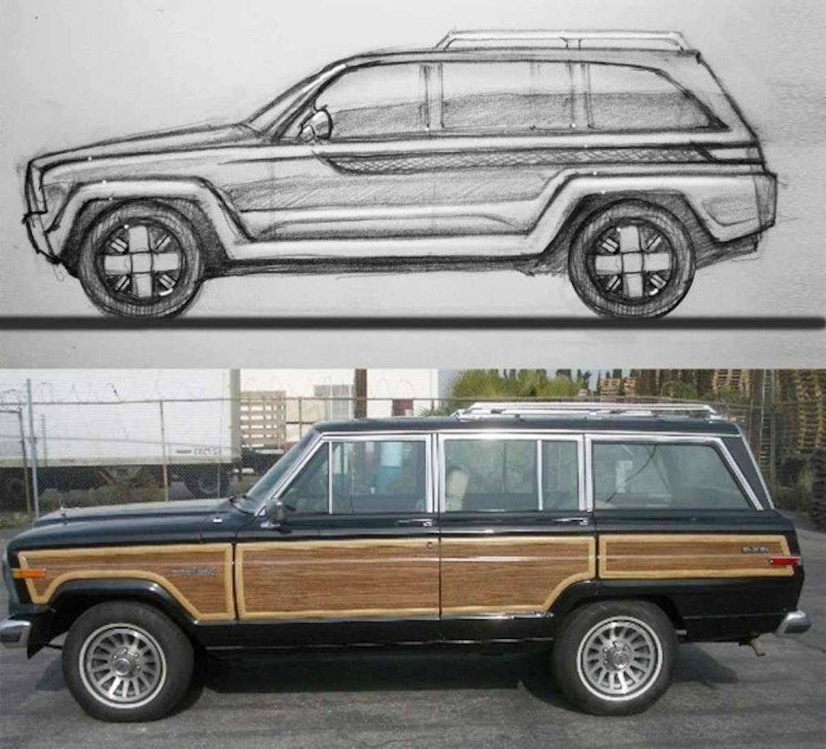 A concept rendering from 2013 illustrates what sorts of aesthetic cues we could expect from a new Grand Wagoneer.