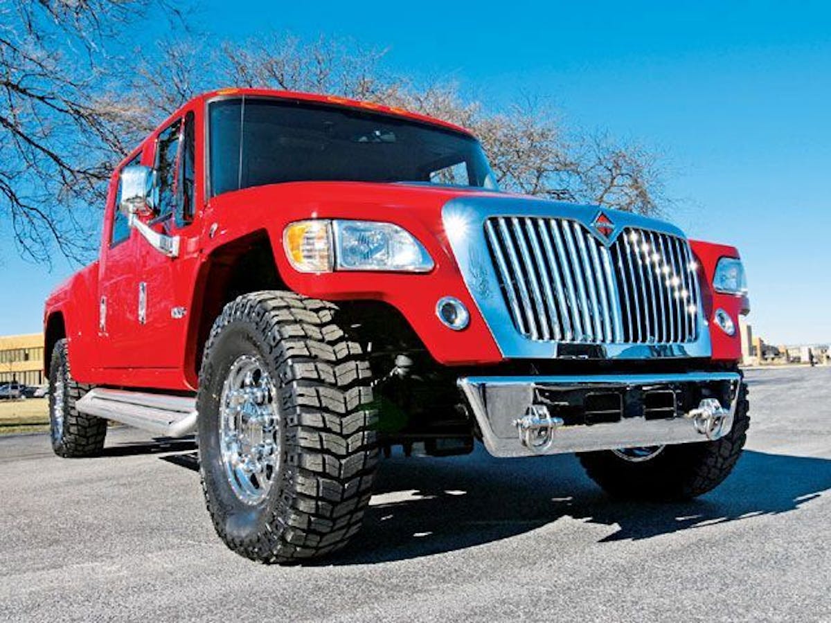 The International MXT (short for Military Extreme Truck) ended production in 2008. 9-11 MPG fuel mileage may or may not have played a part in that decision...