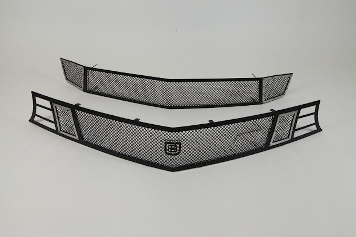 The GT Corsa grilles, both upper (front) and lower (rear) units.