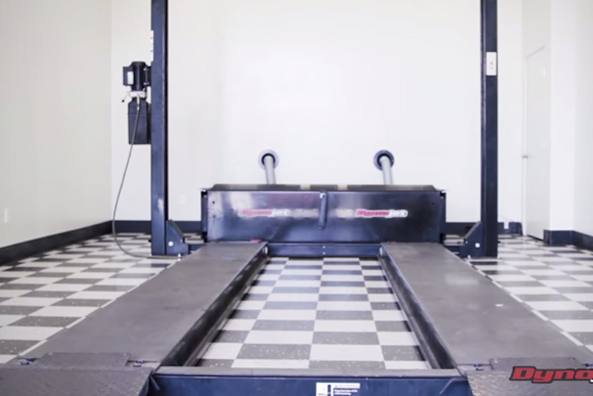 BBK Performance's in-house dyno, which is a popular attraction at the company's annual car show.