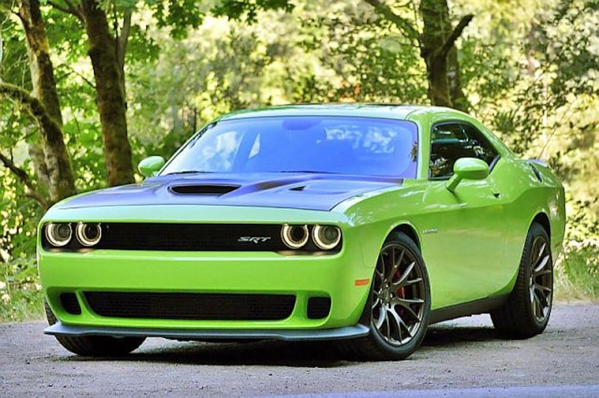2015 Dodge Challenger Hellcat sublime green