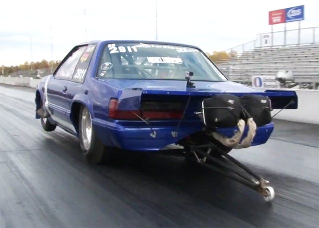 CDATA[
// < ![CDATA[
// < ![CDATA[
//
While Hance and fellow doorslammer pilot Todd Turterow both dipped into the threes in Qatar, this marks the first recorded three-second pass by a 10.5-tired car on American soil, and while it was indeed a test shot, it should serve notice that the last major 1/8th mile milestone for 10.5 racing (unless you think we’ll see 2.99 sometime in the future) is teetering on the edge, counting away it’s final moments before falling officially.
// < ![CDATA[
// < ![CDATA[
//
You might also like
Weather Washout Crowns Kalitta, Prock, Glenn, And Gadson As 2025 NHRA Champions at Pomona
Mother Nature ended up winning the NHRA finals thanks to rain. Kalitta, Prock, Glenn, and Gadson won NHRA world titles.
![hance