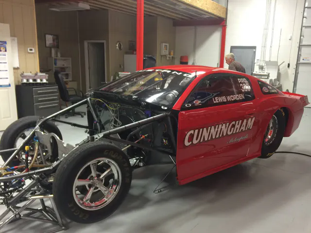 The NHRA Pro Stock Mustang now proudly owned by Super Stock heavy-hitter Charlie Westcott Jr.