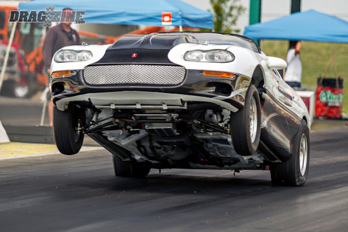Macy clicked off a best run of 8.79 during Drag Week with TheEFIStore Camaro, with virtually zero on-track testing prior to the event.