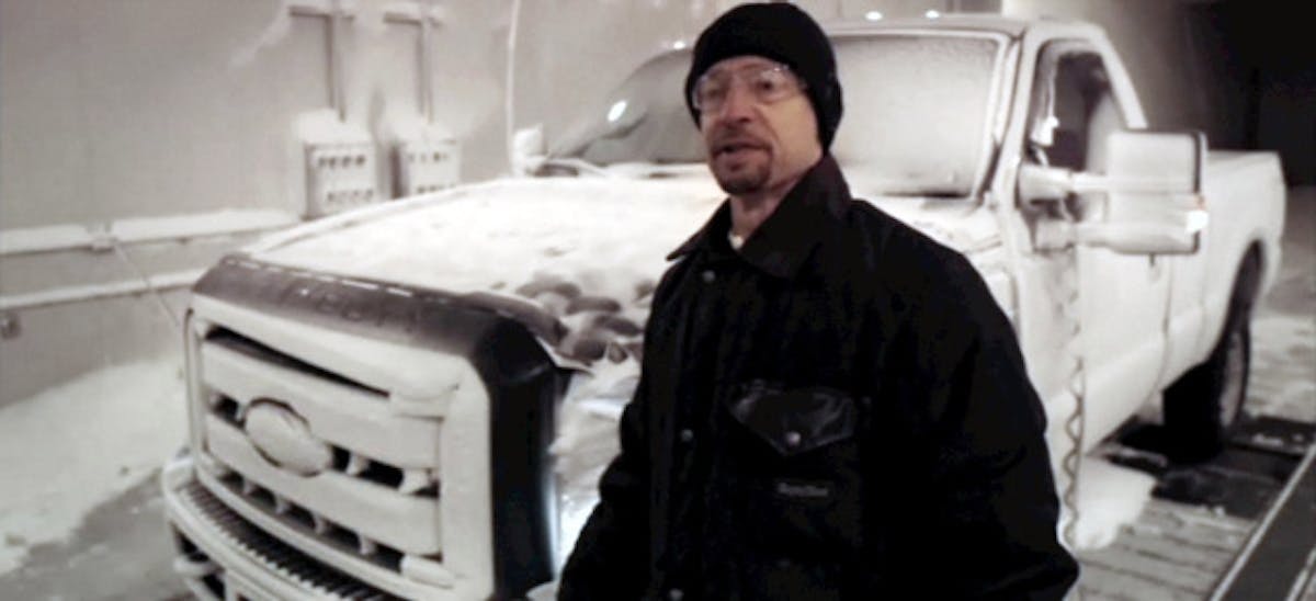 Ford did extensive durability testing on this engine. In addition, they did extensive testing in vehicle. Here is a shot from one of the 40 below tests.