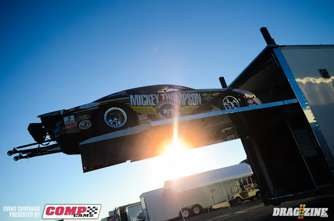 For the first time all weekend, the sun is shining here in Indianapolis. The second round of Pro Modified is set to kick off heads-up eliminations at 10:30 this morning, with Nitrous Pro Street, Radial Wars, and Street Outlaw to follow.