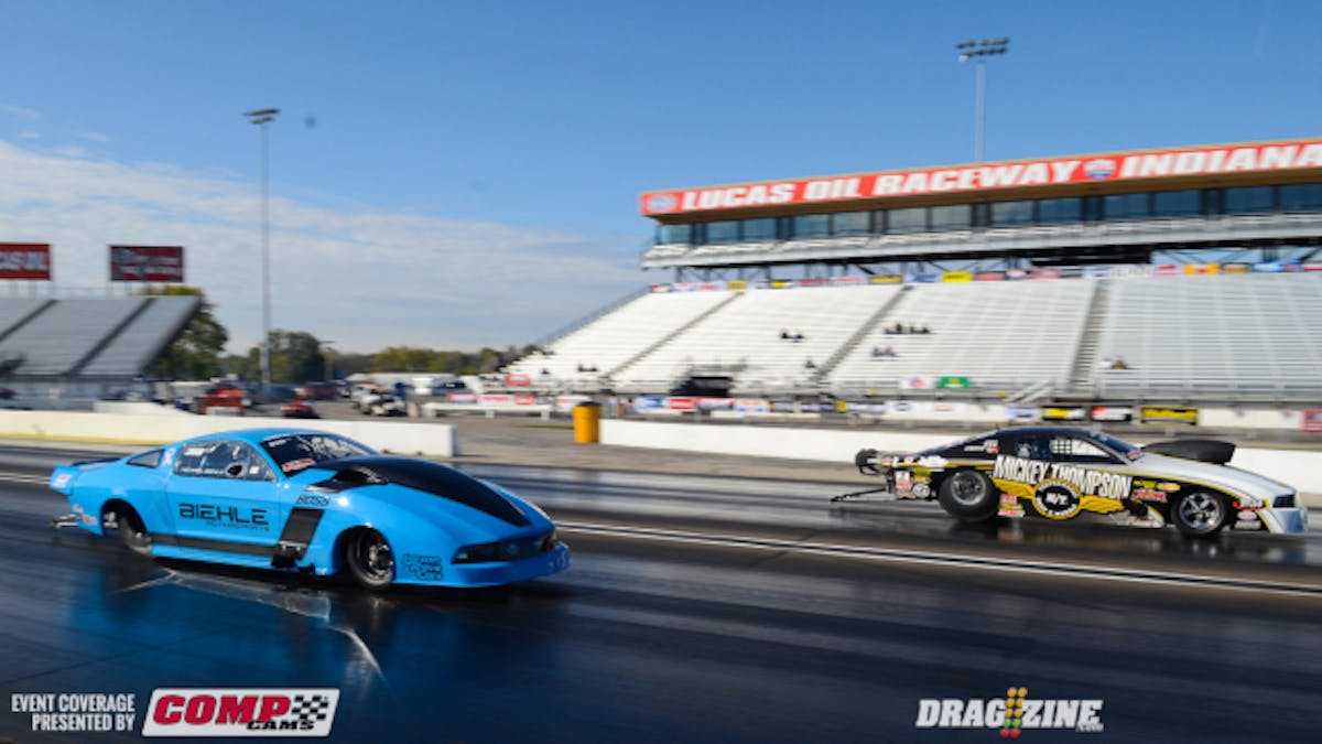 Billy Glidden uncharacteristically went red against the quicker-qualified Michael Biehle, needing everything he could on the tree as Biehle uncorked a 5.86.