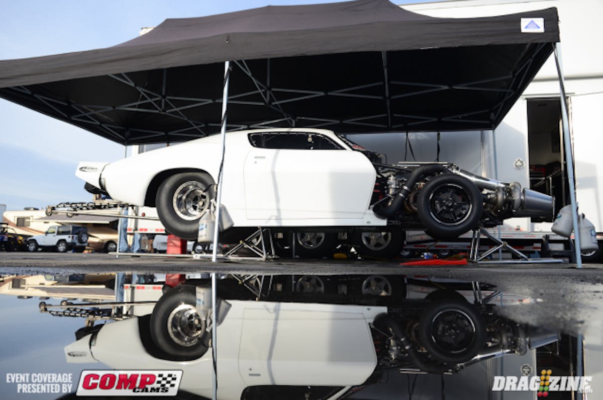 Steve Summers, who has pretty well annihilated the Pro Mod elapsed time and speed records all season long, sits second in the class standings just over a round behind leader Josh Green and less than one full round ahead of Jimmy Keen. If Green or even Summer falters, it could open the door to Keen.