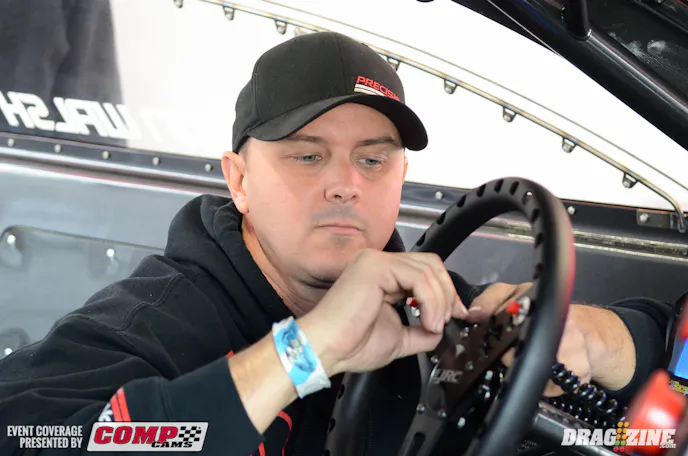 Don Walsh Jr., Harry Hruska, and the Precision Turbo & Engine team have brought their new Camaro out to compete in Pro Modified this weekend. Walsh tested the car at the NMCA Norwalk event this season.