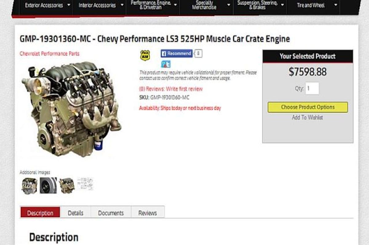 pace performance camaro super store LS3