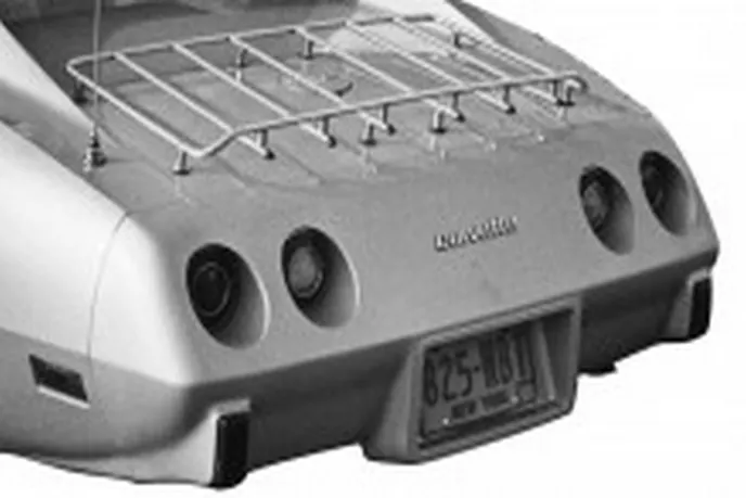 In 1974, federal regulations required the replacement of the two-piece chrome bumper with this urethane clad one. (Car and Driver)