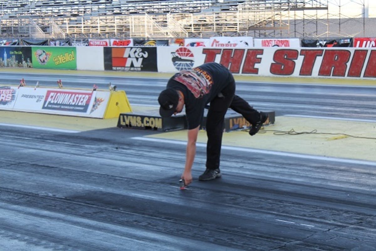 Taking accurate track temperature readings, along with a thorough visual inspection of the race track’s surface, are an important tuning tool for sportsman and professional racers. Track temp is a window into the overall condition of the racing surface, and a foundation to build a tuning strategy.