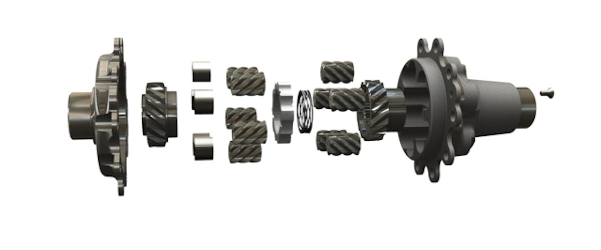 Truetrac Ford 9 Exploded Viewx