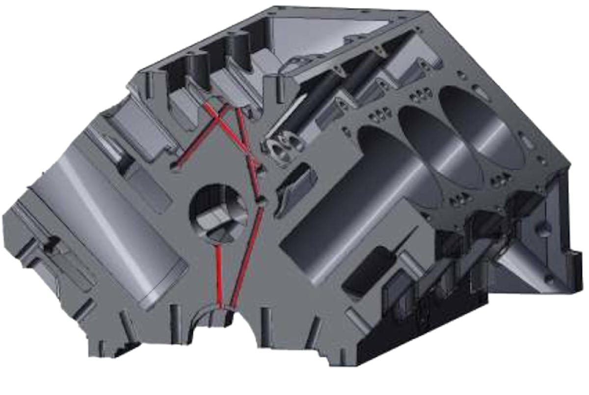 The priority main style oil system feeds oil to the mains first, then thru a separate series of passages feeds oil to the lifters.  Factory LS blocks feed oil to the mains from one of the lifter oil galleries.