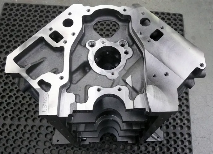 A look at the front face of Dart's new LS Next iron block.