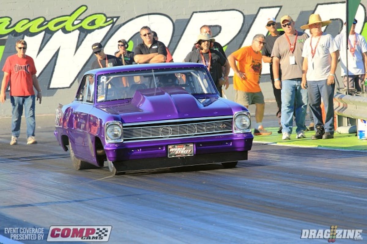 In Outlaw Drag Radial Mark Kyger was able to make one good hit with  4.55 at 164 earning fifth spot and a match with Tony Ridenour's Camaro.