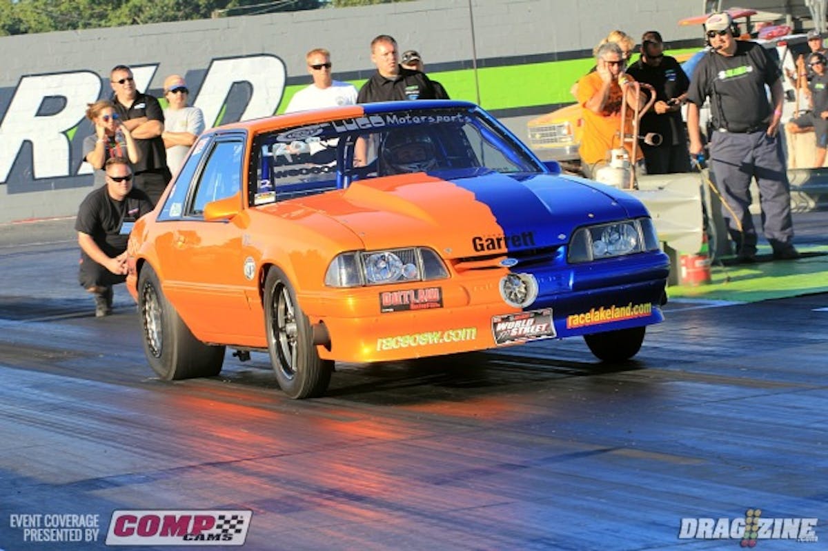 Dennis Lugo made a nice run in the final qualifying session of Outlaw 275 putting up a 5.11 at 124 moving up to seventh. He will face Rob Brazeal's Malibu who landed eighth.