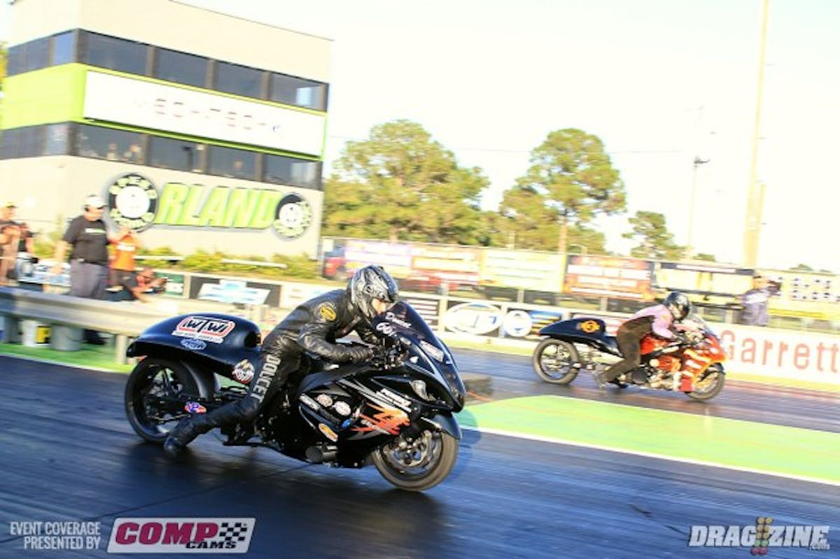 Pro Street bike was off the hook this weekend with the Walter Sprout and Justin Doucet  setting track records for MPH and ET respectively.  Doucet took number one qualifier with a 6.90 pass.rides for David Broyles