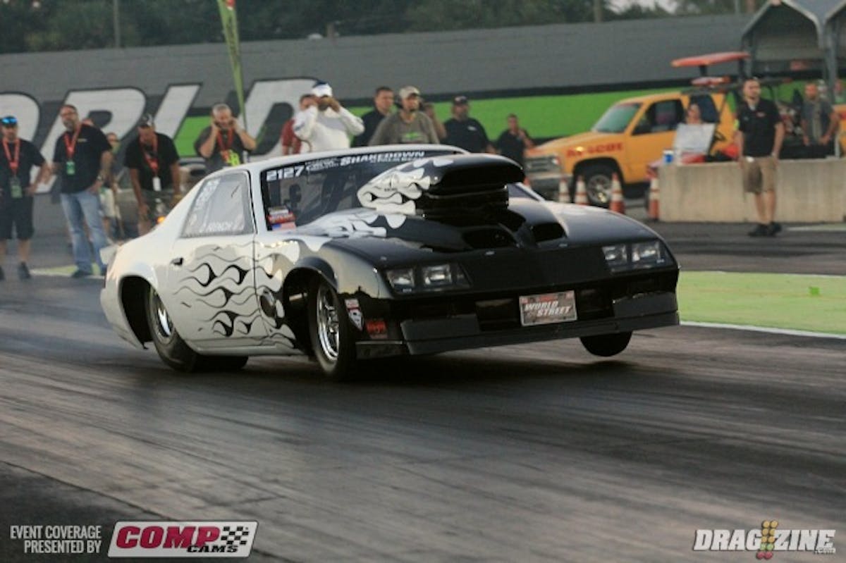 Dave French launched hard but got out of shape early on his pass.