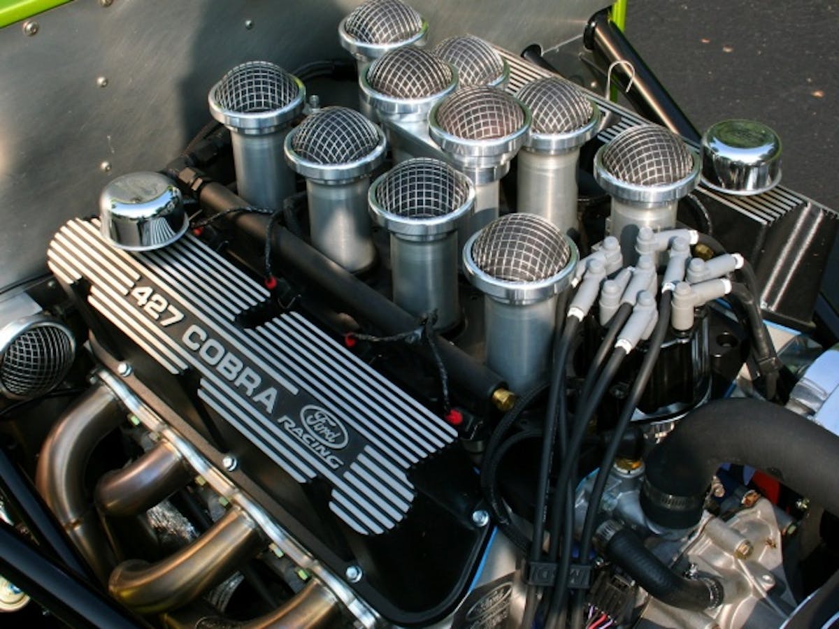 Holley's EFI systems can be used on anything from current-gen powerplants to something like this unique 10-stack stroked 427 Windsor.
