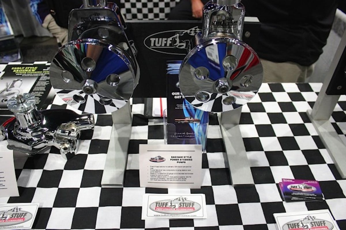 The Saginaw style steering pumps work on a variety of classic GM cars.