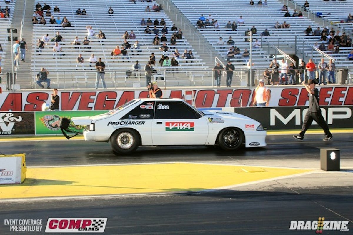 Eric Gustafson still holds number one in Mickey Thompson Wild Street with a 4.57 at 162.