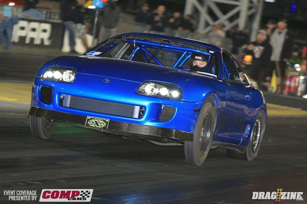 This Toyota Supra is driven by Dana Westover based right here in Las Vegas. He put up a nice 5.61 at 141 taking twenty fifth spot in the OL 8.5 field.
