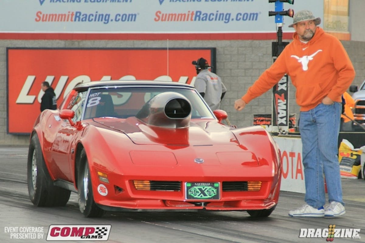 Ryan Bell, also from Peoria, AZ runs this 1976 Corvette in Hot Street as well. His 8.44 at 161 was good for fifth.