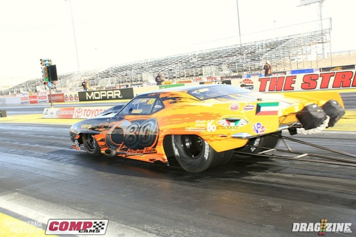 Turky Al Zafari knocked Mike Maggio from number one running a 5.61 ay 272.50 MPH.