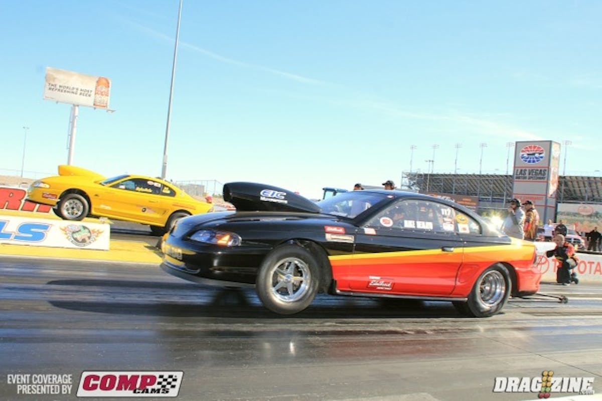 Mike DeMayo put up another 8.02 this morning in his match with Stephen Porcho (far lane) who went .005 red.