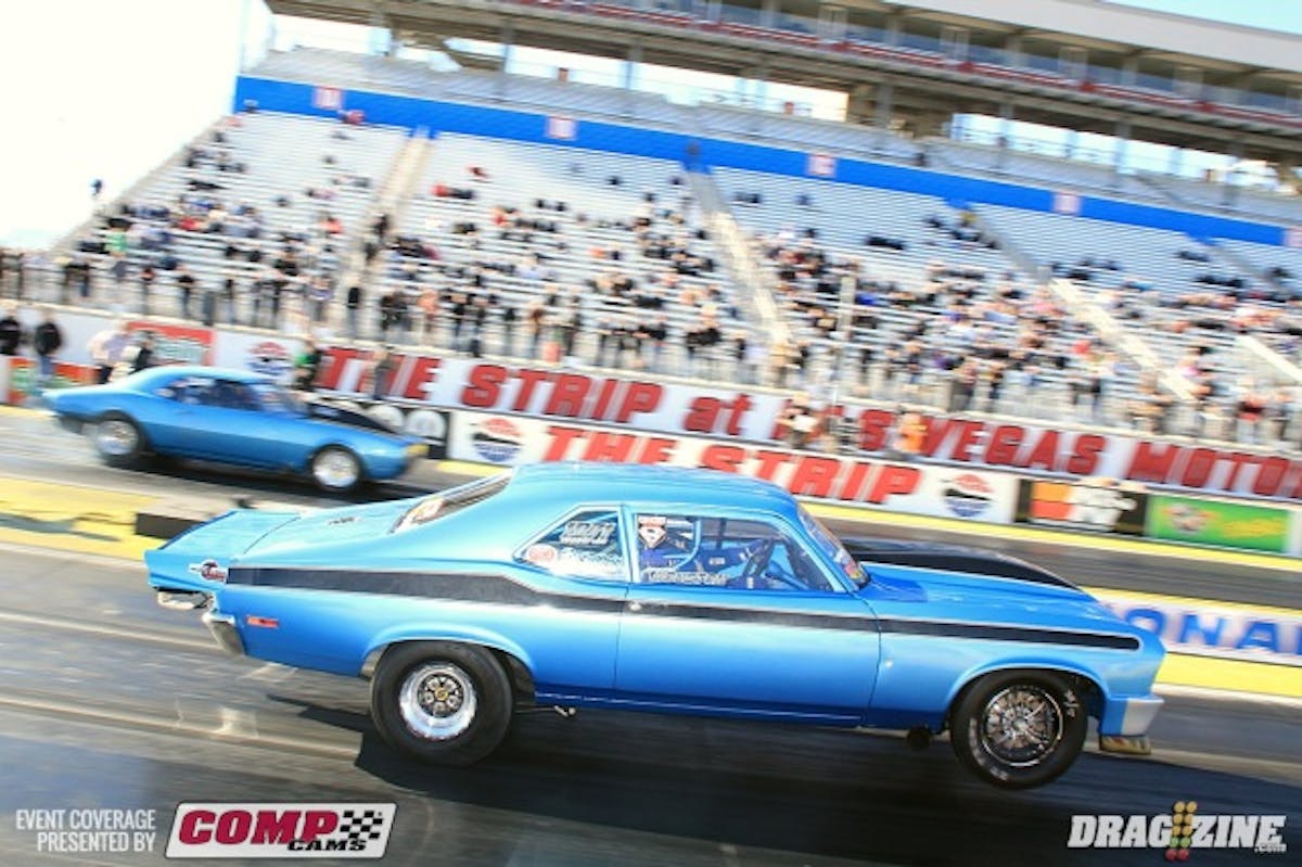 Artis Houston put up a 5.01 at 145 in first round getting the win over Jason Mclean's 1989 Mustang who kicked the tires at the hit.