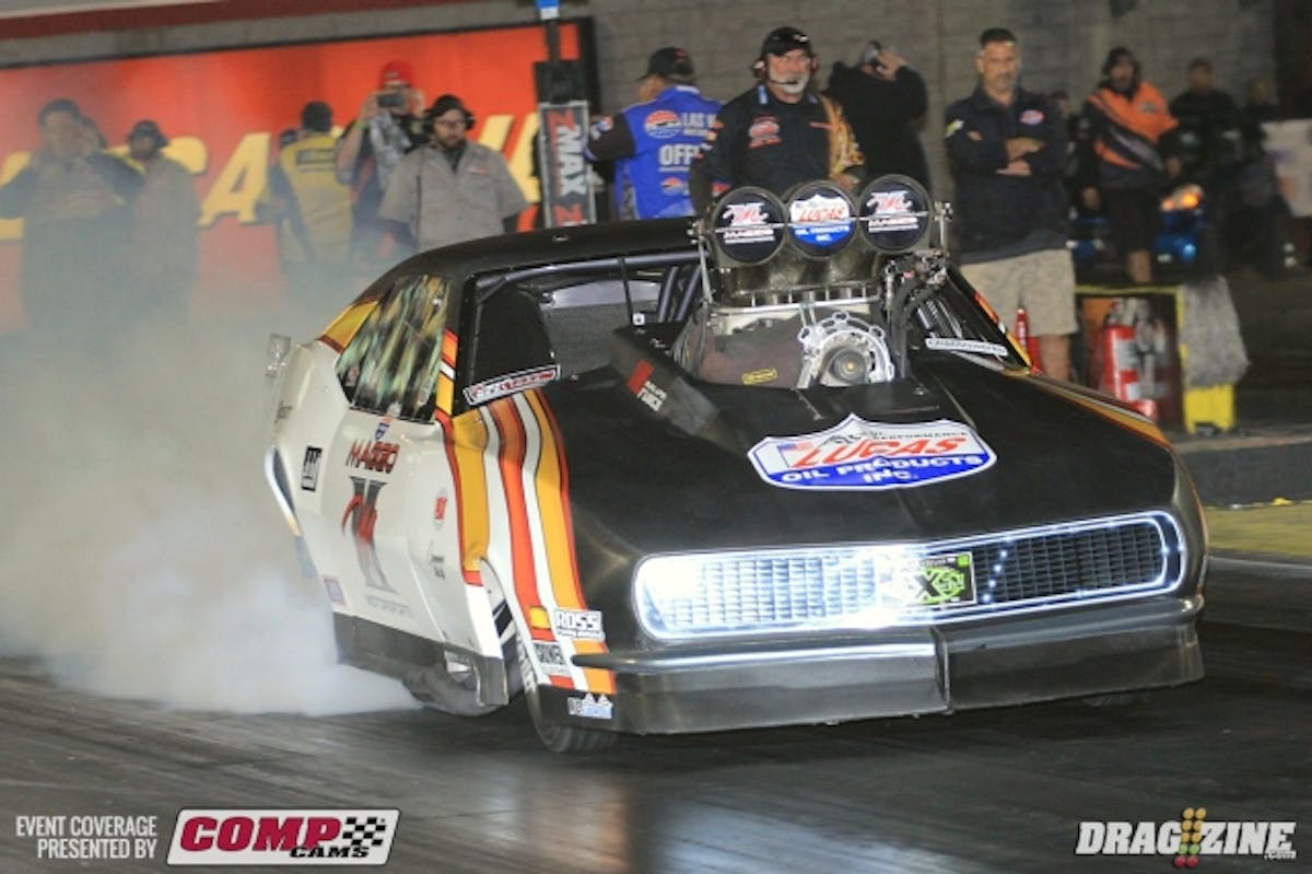 The Outlaw Pro Mid Shootout today had some fast number thrown around with Mike Maggio layign down a 5.69 early in the session.