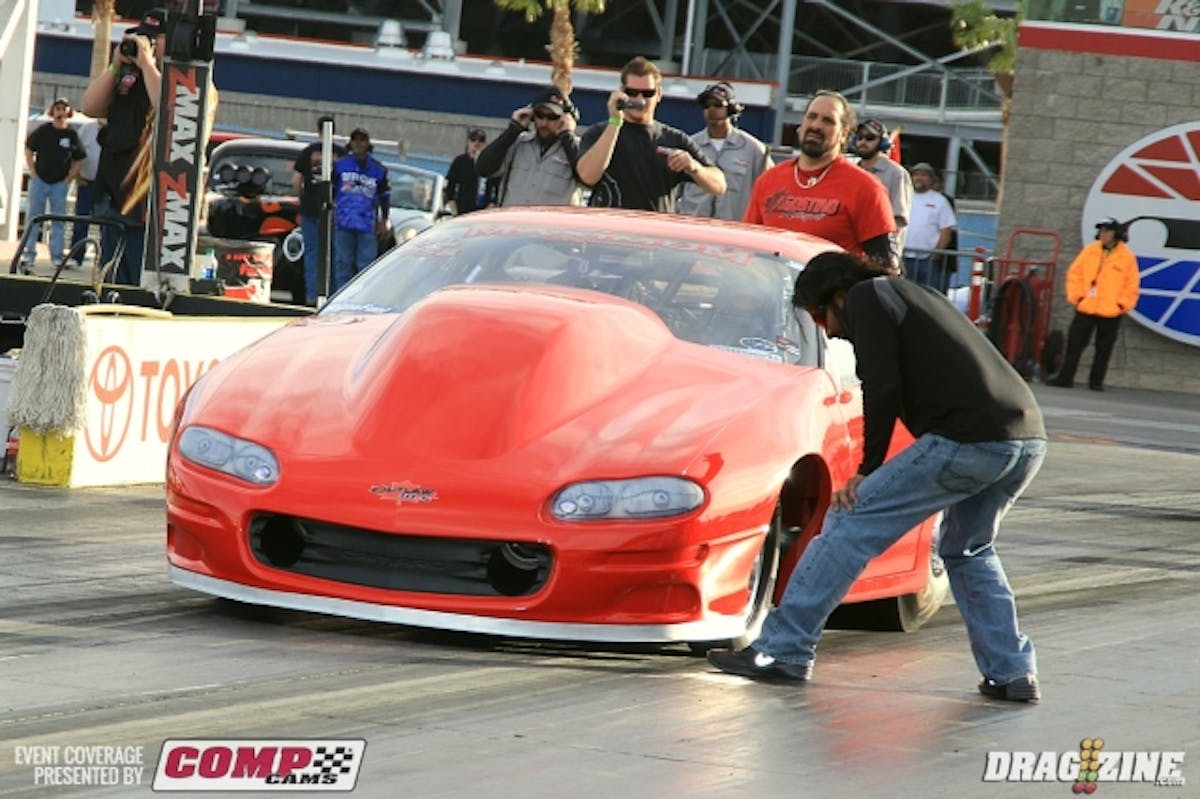 Nick Agostino hauled down from Markham, Ontario to battle in OL 10.5 landing second in the field with a 6.71 at 163 shut off run. Look for them to improve Friday as 6.7's is nowhere close to the teams potential.