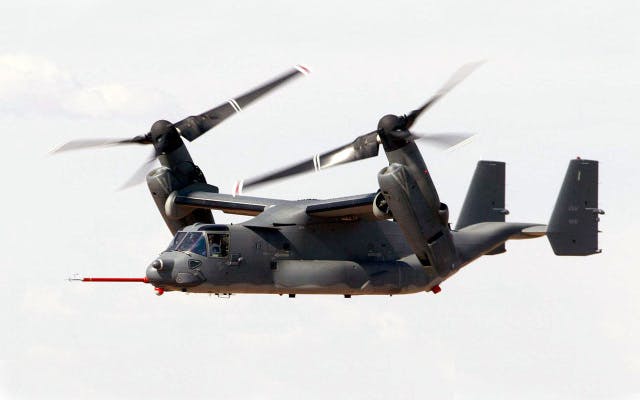 1280px-V-22_Osprey_tiltrotor_aircraft