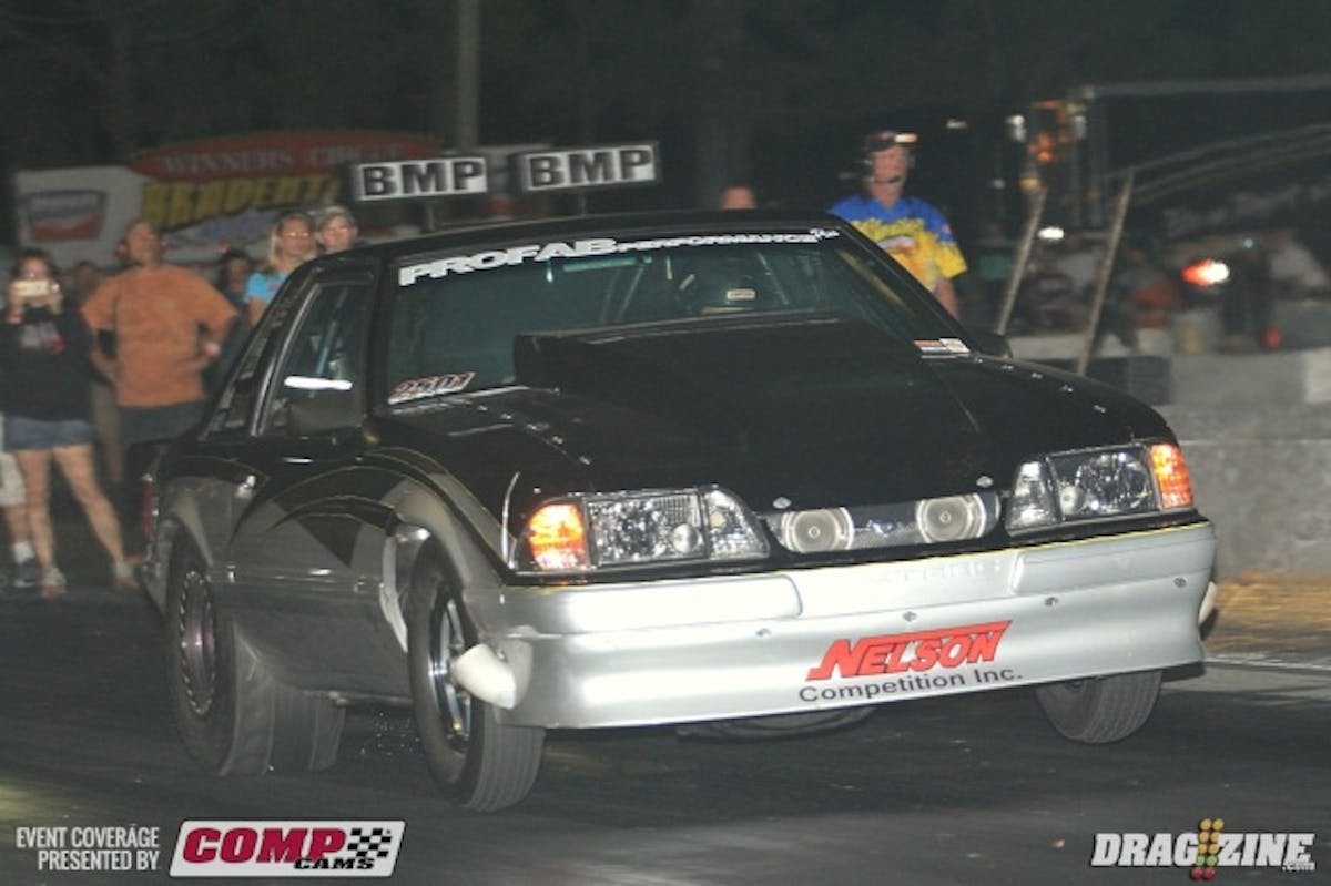 Scott Husted qualified number one in Pro Drag Radial and was the event runner up this weekend. e runs a Nelson Competition 598 with Cylinder Heads from HPS Cylinder Heads in a chassis originally out of Catagory 5 Race Cars and updated by Scott's own Gadget Race Cars. Crew is Bobby Holinsworth and his wife along with Scott's wife Jill Husted.