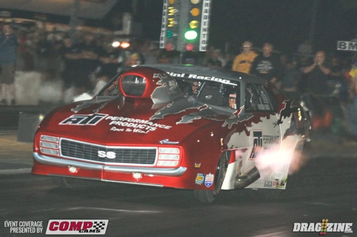 Chris Rini also improved his ET to a 3.817 at 196.12, quick enough to hold on to the number two qualifying position.